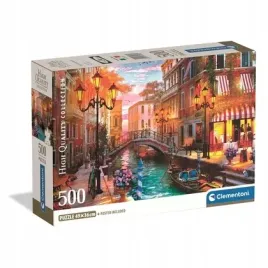 puzzle-500-sunse-over-venice-clementoni
