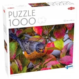 puzzle-1000-robin-w-jesiennych-lisciach-tactic