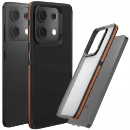 etui-do-xiaomi-redmi-note-13-pro-5g-matowe-brazowa-ramka-bumper-plecki