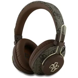 guess-metal-4g-logo-bezprzewodowe-sluchawki-nauszne-bluetooth-enc-brazow