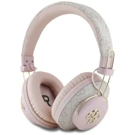 guess-metal-4g-logo-bezprzewodowe-sluchawki-nauszne-bluetooth-enc-rozowy