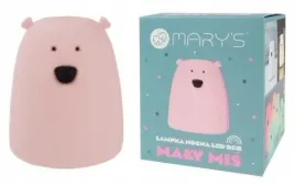 lampka-nocna-led-rgb-mis-maly-rozowy
