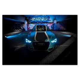 baner-120x80-audi-w-podziemnym-garazu-noca-graffiti