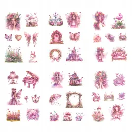 polyskujace-naklejki-pet-wrozki-6arkuszy-pink-dpcraft-wrozka-rozowe-rozowy