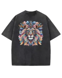 meska-koszulka-oversize-efekt-sprania-artystyczny-kolorowy-lew-czarna-xl