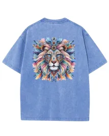 meska-koszulka-oversize-efekt-sprania-artystyczny-kolorowy-lew-blekitna-xxl