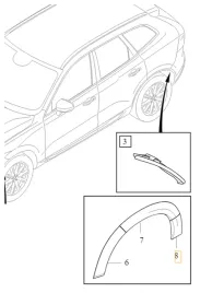 volvo-xc60-ii-listwa-tylny-lewy-blotnik-nadkole-40003478