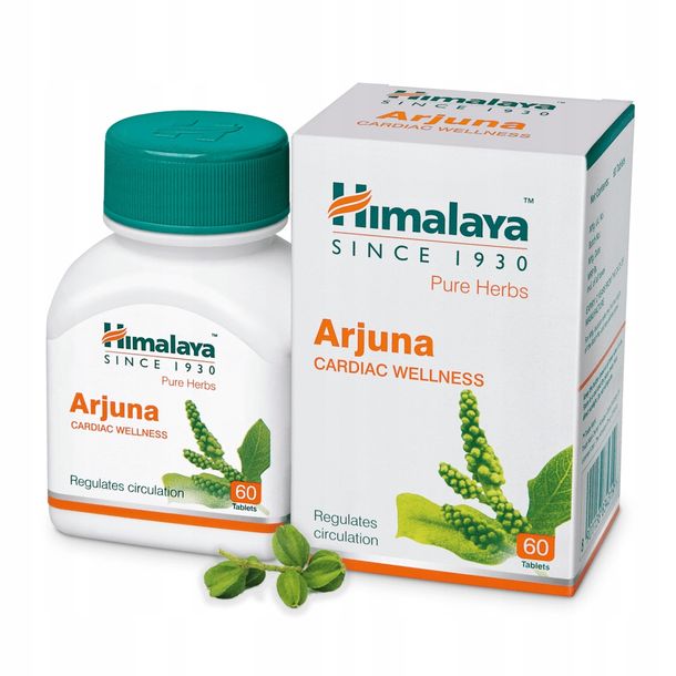 ﻿HIMALAYA ARJUNA 60 kaps. SERCE CIŚNIENIE CHOLESTEROL KRĄŻENIE WITALNOŚĆ
