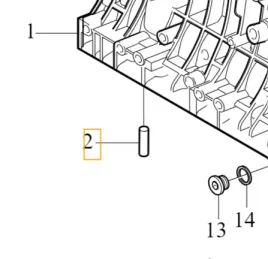volvo-kolek-pin-centrujacy-blok-silnika-oe-1383730