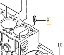 volvo-kolek-pin-centrujacy-blok-silnika-2-0d-oe-8653732