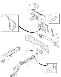 volvo-xc90-ii-wzmocnienie-lampy-tyl-lewy-oe