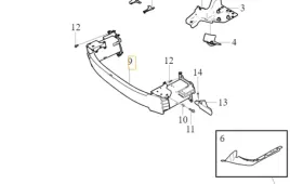 volvo-xc40-c40-belka-wzmocnienie-zderzaka-przod-oe