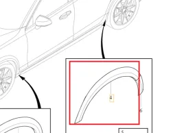 volvo-v60-cc-ii-lewa-listwa-nadkole-blotnik-tyl-oe