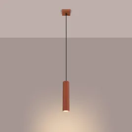 lampa-wiszaca-karbon-1xgu10-ochra-czerwona