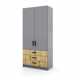 mlodziezowa-szafa-sigma-s5-3sz-90-cm-z-szufladami-dab-artisan