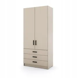 mlodziezowa-szafa-sigma-k2-3sz-90-cm-z-szufladami-biala