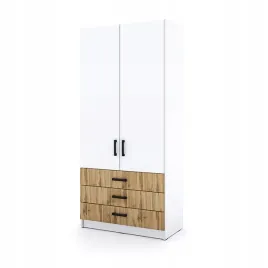 mlodziezowa-szafa-sigma-b6-3sz-90-cm-z-szufladami-dab-wotan