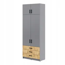 mlodziezowa-szafa-sigma-max-s6-3sz-90-cm-z-szufladami-dab-wotan