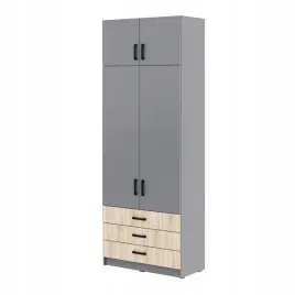 mlodziezowa-szafa-sigma-max-s4-3sz-90-cm-z-szufladami-dab-sonoma