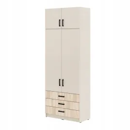 mlodziezowa-szafa-sigma-max-k4-3sz-90-cm-z-szufladami-dab-sonoma