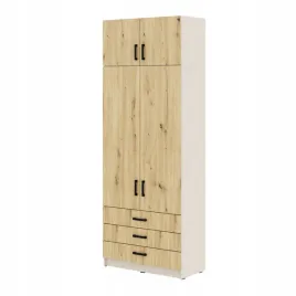 mlodziezowa-szafa-sigma-max-k5-2u3sz-90-cm-z-szufladami-dab-artisan