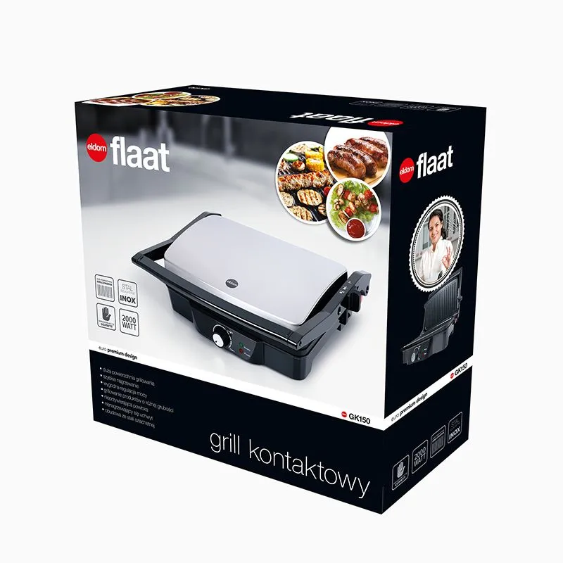 grill-kontaktowy-gk150-flaat-eldom-panini-2000w-stan-nowy