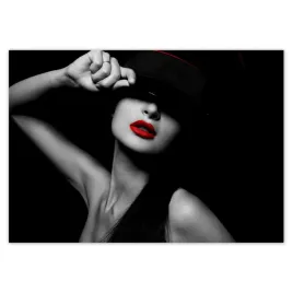 baner-100x70-czerwone-usta-szminka