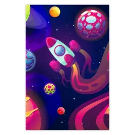 baner-80x120-kosmiczna-rakieta-lecaca-na-nowa-planete