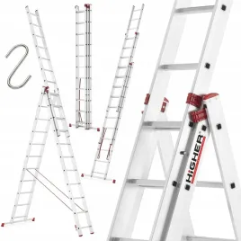 drabina-aluminiowa-3x11-wielofunkcyjna-pro-150kg