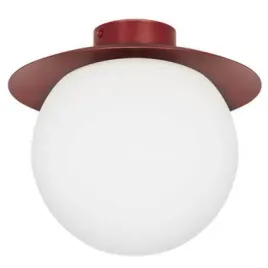 sufitowa-lampa-kulista-kuul-klc14000-minimalistyczna-biala-bordowa
