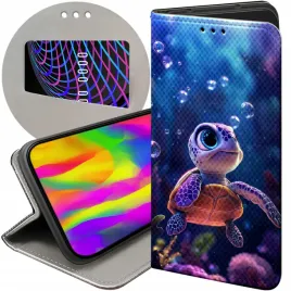 etui-z-klapka-do-xiaomi-redmi-note-9t-wzory-zolwie-zolwiki-zolw-futeral