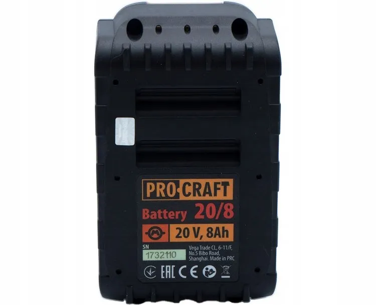 akumulator-li-ion-procraft-20-v-8-ah-stan-nowy