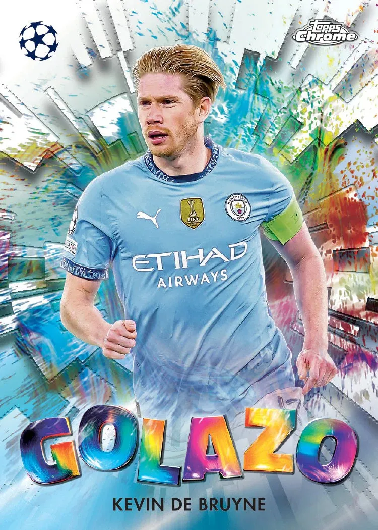 Value Box Topps CHROME 2025 UEFA UCC Karty Piłkarskie Szansa