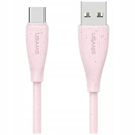 kabel-usams-green-series-sj714-18w-3a-usb-a-do-usb-c-1m-rozowy