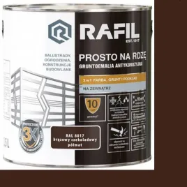 rafil-gruntoemalia-prosto-na-rdze-braz-czekoladowy-ral-8017-polmat-25l