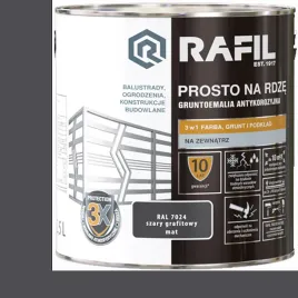rafil-gruntoemalia-prosto-na-rdze-szary-grafitowy-ral-7024-mat-25l