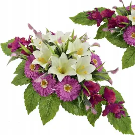 stroik-na-cmentarz-grob-pomnik-sztuczny-kwiat-kompozycja-doniczce-dekoracja