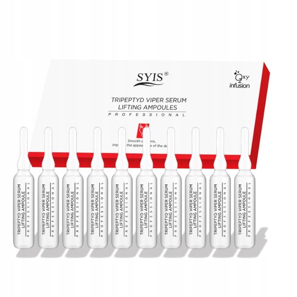 ﻿SYIS ampułka LIFTINGUJĄCA tripeptyd viper serum - z jadem żmii 10 x 3ml