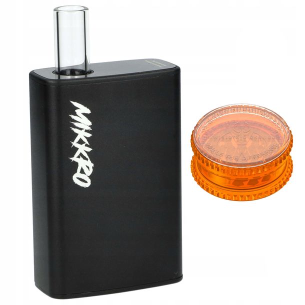 ﻿MIKKRO Waporyzator Inhalator 420VAPE szklany ustnik z komorą + GRATIS
