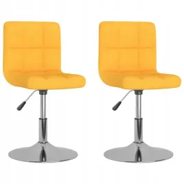 obrotowe-krzesla-stolowe-2-szt-zolte-obite-tkanina