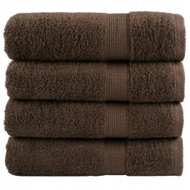 reczniki-premium-solund-4-szt-brazowe-50x100