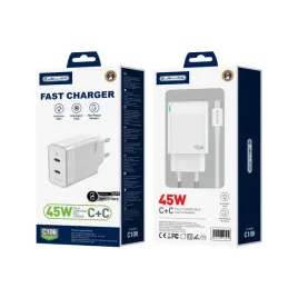 jellico-ladowarka-sieciowa-c106-gan-pd-45w-2xusb-c-kabel-usb-c-usb-c-bi
