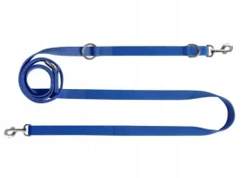regulowana-smycz-dla-psa-szyta-gruba-nicia-chaba-16mm-x-130-260cm-niebieska