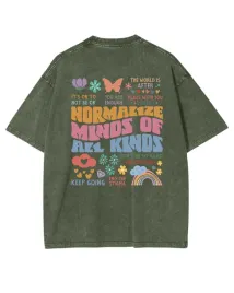 damska-koszulka-oversize-efekt-sprania-pozytywne-myslenie-khaki-3xl