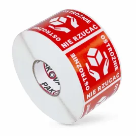 etykiety-samoprzylepne-pakova-nadruk-nie-rzucac-paczka-1000-szt