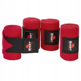 bandaze-polarowe-dla-konia-start-owijki-czerwone-pony-1-m-4-sztuki
