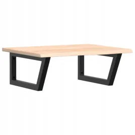 polka-scienna-pod-umywalke-stal-i-lite-drewno-debowe