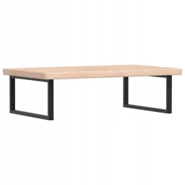 polka-scienna-pod-umywalke-stal-i-lite-drewno-debowe