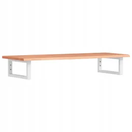 polka-scienna-pod-umywalke-stal-i-lite-drewno-debowe