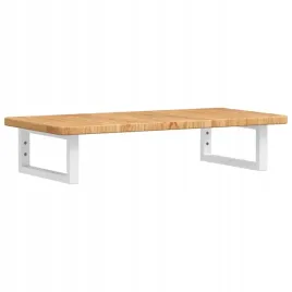 polka-scienna-pod-umywalke-stal-i-lite-drewno-debowe